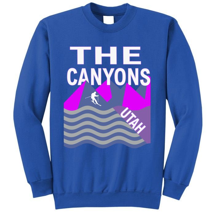 The Canyons Utah Usa Ski Resort Snowboarding Skiing Funny Gift Sweatshirt