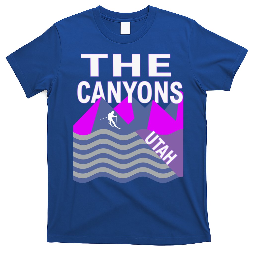 The Canyons Utah Usa Ski Resort Snowboarding Skiing Funny Gift T-Shirt