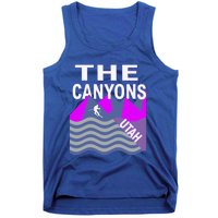 The Canyons Utah Usa Ski Resort Snowboarding Skiing Funny Gift Tank Top