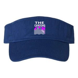 The Canyons Utah Usa Ski Resort Snowboarding Skiing Funny Gift Valucap Bio-Washed Visor