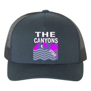 The Canyons Utah Usa Ski Resort Snowboarding Skiing Funny Gift Yupoong Adult 5-Panel Trucker Hat