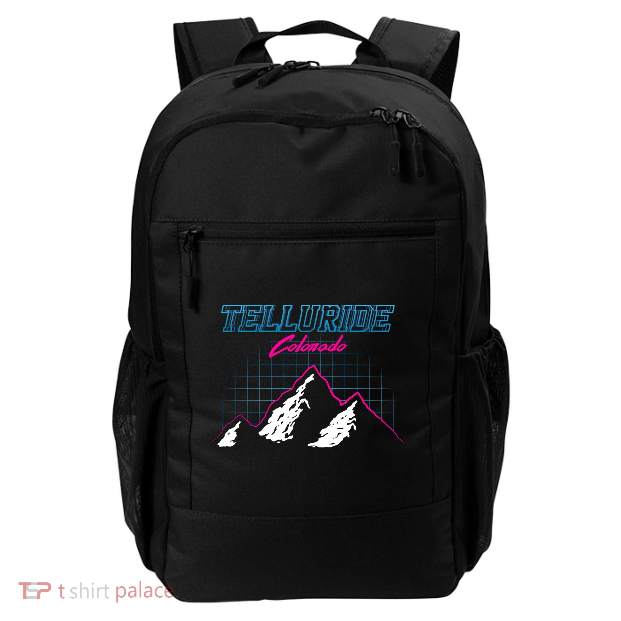 Telluride Colorado Usa Ski Resort 1980S Retro Cute Gift Backpack