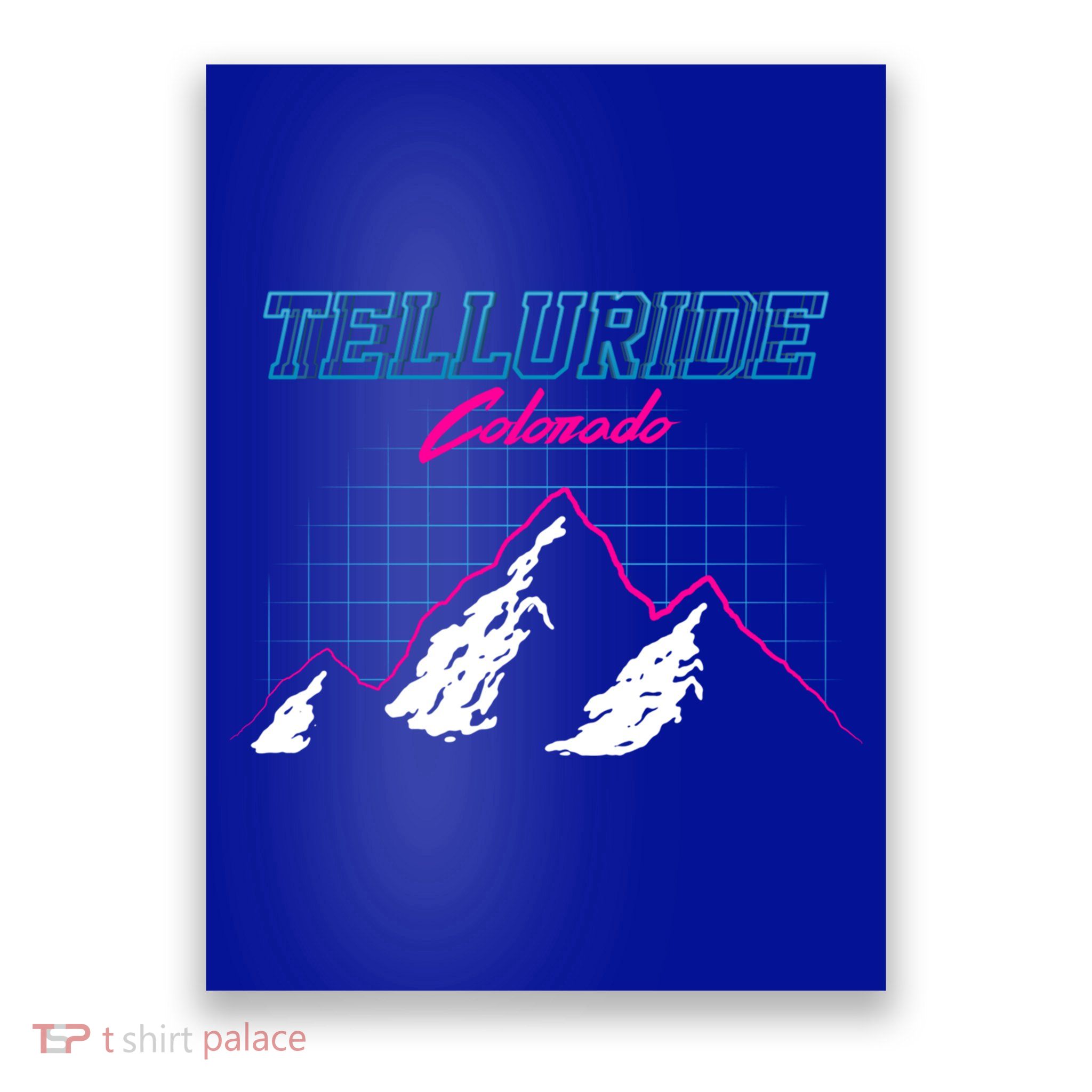 Telluride Colorado Usa Ski Resort 1980S Retro Cute Gift Poster