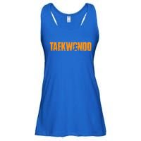 Taekwondo Cool Vintage Taekwondo Martial Arts Gift Meaningful Gift Ladies Essential Flowy Tank