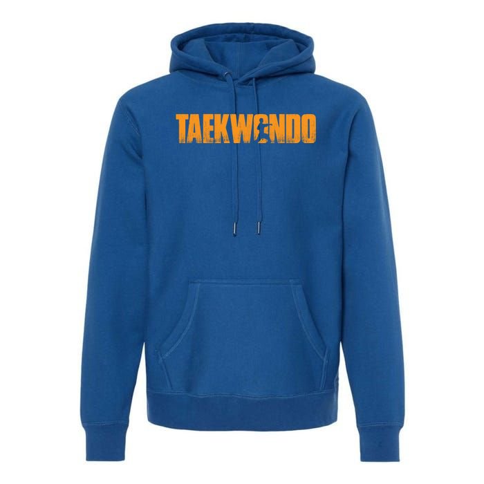 Taekwondo Cool Vintage Taekwondo Martial Arts Gift Meaningful Gift Premium Hoodie