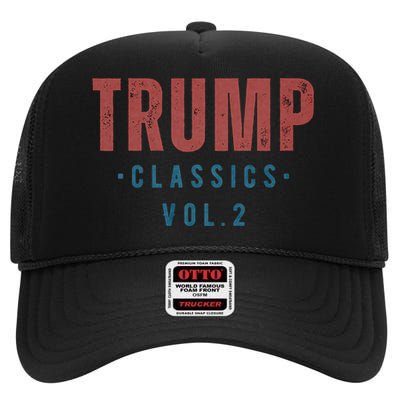 Trump Classics Vol.2 Trump 2024 Vintage High Crown Mesh Back Trucker Hat