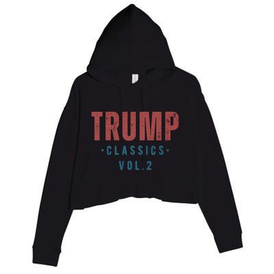 Trump Classics Vol.2 Trump 2024 Vintage Crop Fleece Hoodie