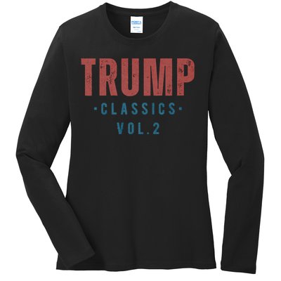 Trump Classics Vol.2 Trump 2024 Vintage Ladies Long Sleeve Shirt