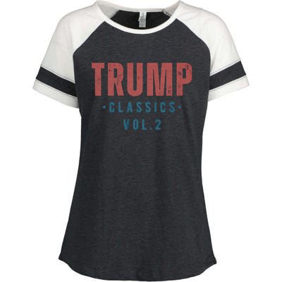 Trump Classics Vol.2 Trump 2024 Vintage Enza Ladies Jersey Colorblock Tee