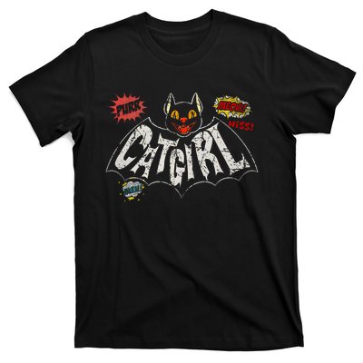 The Catgirl Vintage Rockabilly T-Shirt