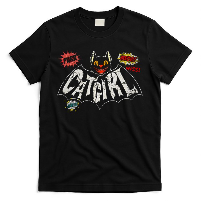 The Catgirl Vintage Rockabilly T-Shirt