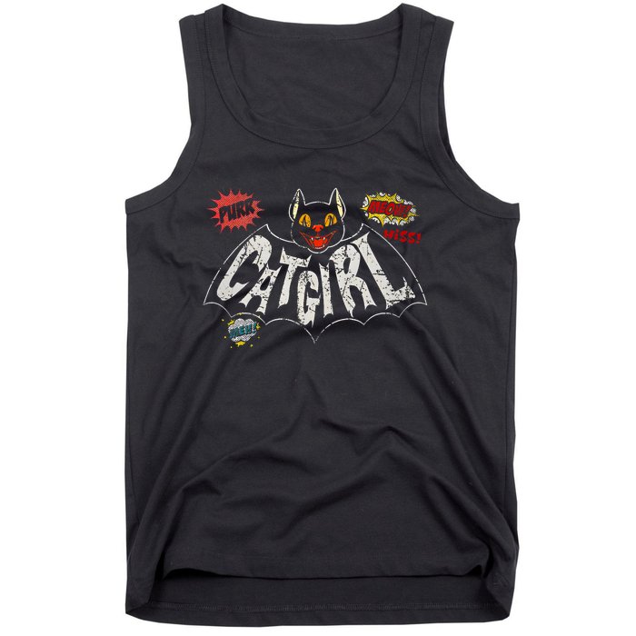 The Catgirl Vintage Rockabilly Tank Top