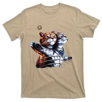 Titanic Cat Vintage Kitten In Space Galaxy Lovers Funny T-Shirt