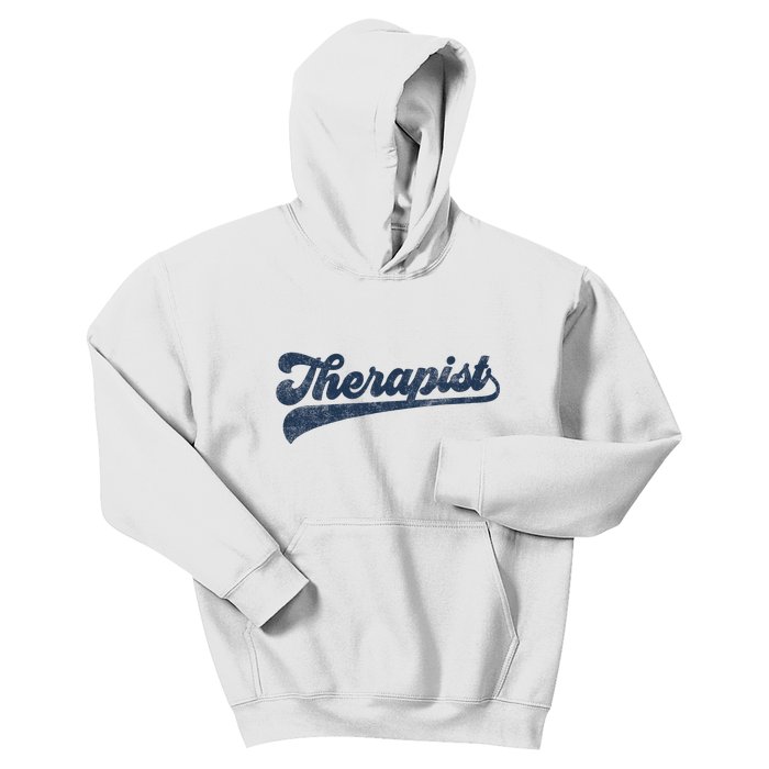 Therapist Cute Vintage Graphic Kids Hoodie