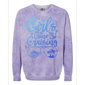 Trip Cruise Vacation Gone Cruising Gift Colorblast Crewneck Sweatshirt