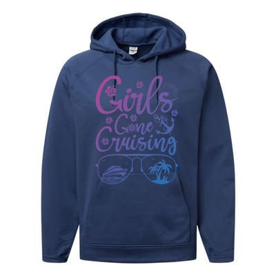 Trip Cruise Vacation Gone Cruising Gift Performance Fleece Hoodie