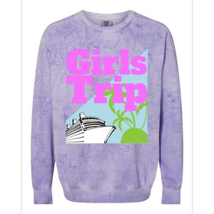 Trip Cruise Vacation Matching Group Cool Gift Colorblast Crewneck Sweatshirt