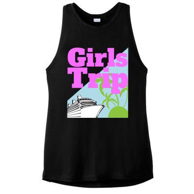 Trip Cruise Vacation Matching Group Cool Gift Ladies PosiCharge Tri-Blend Wicking Tank