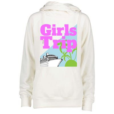 Trip Cruise Vacation Matching Group Cool Gift Womens Funnel Neck Pullover Hood