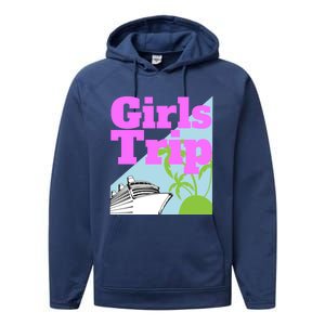 Trip Cruise Vacation Matching Group Cool Gift Performance Fleece Hoodie