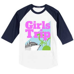 Trip Cruise Vacation Matching Group Cool Gift Baseball Sleeve Shirt