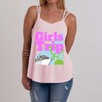 Trip Cruise Vacation Matching Group Cool Gift Women's Strappy Tank