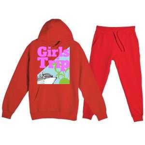 Trip Cruise Vacation Matching Group Cool Gift Premium Hooded Sweatsuit Set