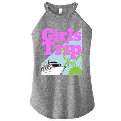 Trip Cruise Vacation Matching Group Cool Gift Women’s Perfect Tri Rocker Tank