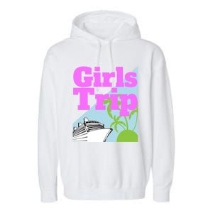 Trip Cruise Vacation Matching Group Cool Gift Garment-Dyed Fleece Hoodie