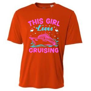 Trip Cruise Vacation This Loves Cruising Gift Cooling Performance Crew T-Shirt