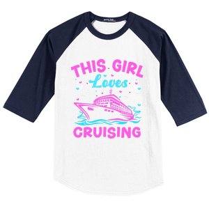 Trip Cruise Vacation This Loves Cruising Gift Baseball Sleeve Shirt