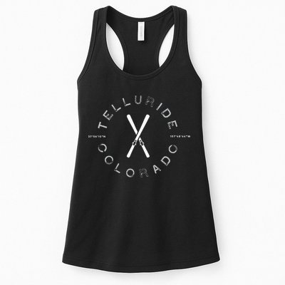 Telluride Colorado Vintage Ski Womens Tank Top