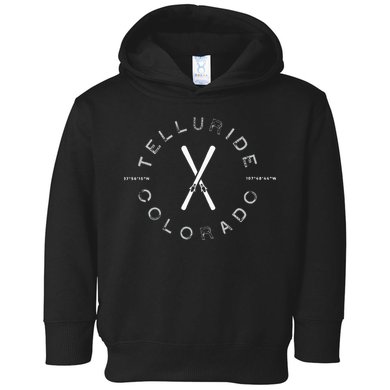 Telluride Colorado Vintage Ski Toddler Hoodie