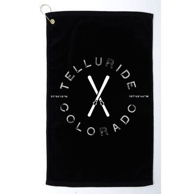 Telluride Colorado Vintage Ski Golf Towel