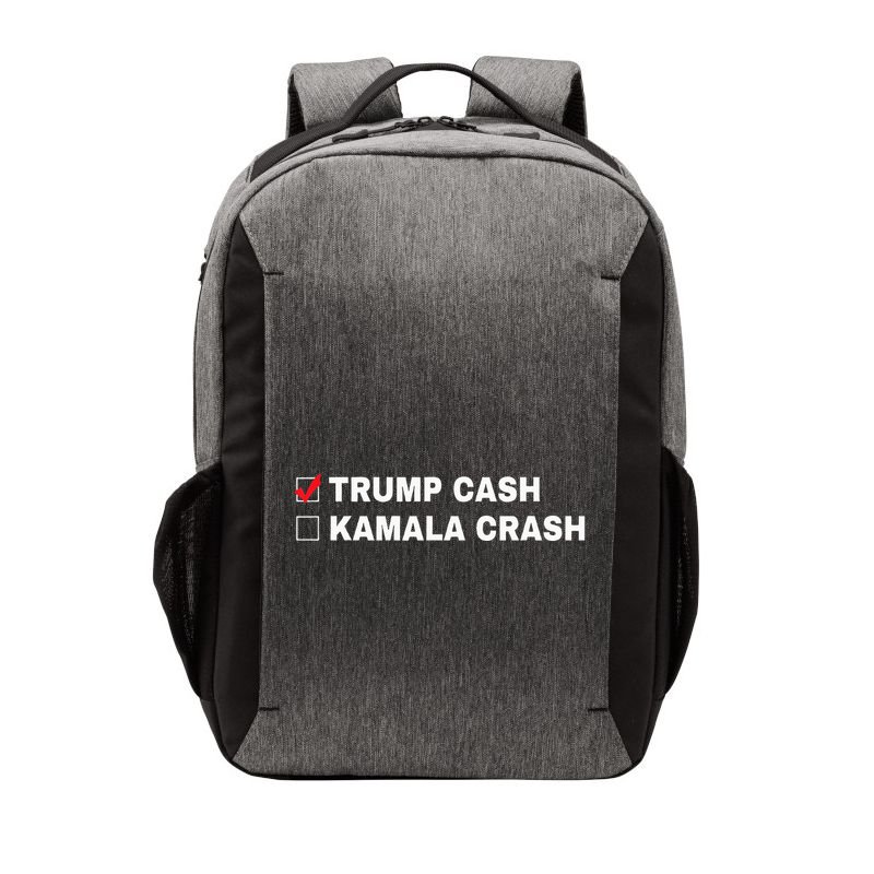 Trump Cash Vs Kamala Crash Funny Voting Humor Vector Backpack