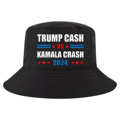 Trump Cash Vs Kamala Crash Cool Comfort Performance Bucket Hat