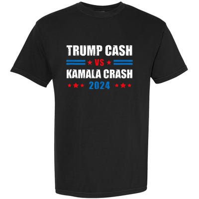 Trump Cash Vs Kamala Crash Garment-Dyed Heavyweight T-Shirt