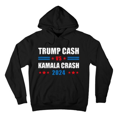 Trump Cash Vs Kamala Crash Hoodie