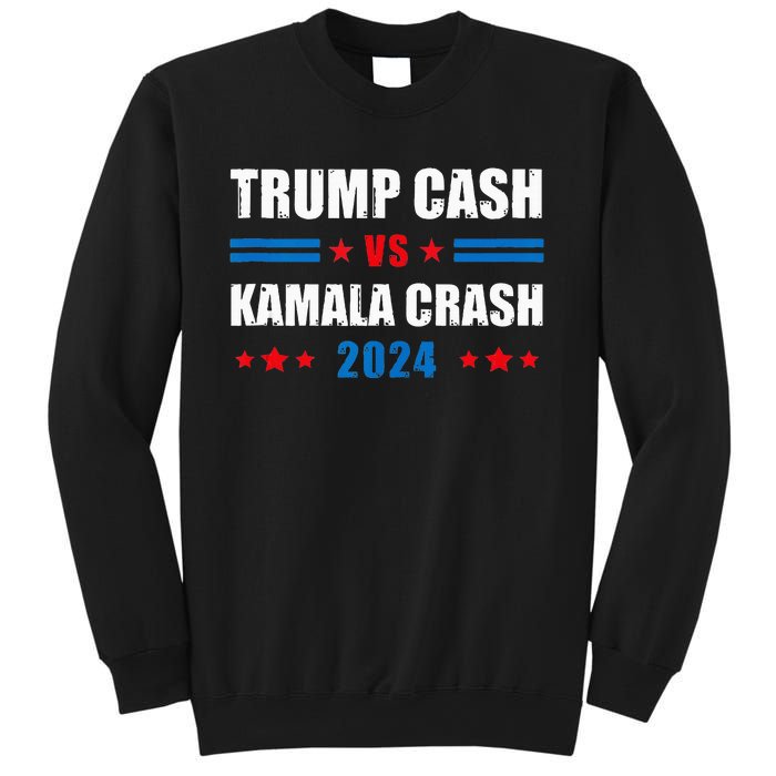 Trump Cash Vs Kamala Crash Sweatshirt