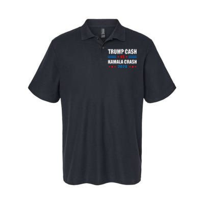 Trump Cash Vs Kamala Crash Softstyle Adult Sport Polo