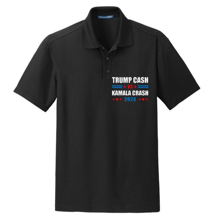 Trump Cash Vs Kamala Crash Dry Zone Grid Polo