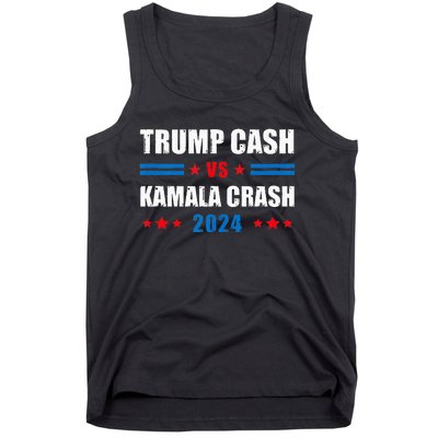 Trump Cash Vs Kamala Crash Tank Top