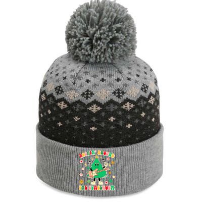 Teacher Christmas Vibes Rockin Around The Classroom Xmas Gift The Baniff Cuffed Pom Beanie