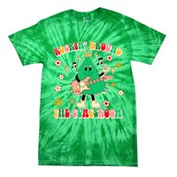 Teacher Christmas Vibes Rockin Around The Classroom Xmas Gift Tie-Dye T-Shirt