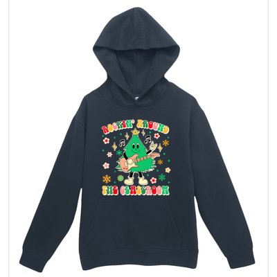 Teacher Christmas Vibes Rockin Around The Classroom Xmas Gift Urban Pullover Hoodie