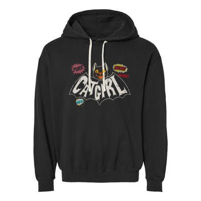 The Catgirl Vintage Garment-Dyed Fleece Hoodie