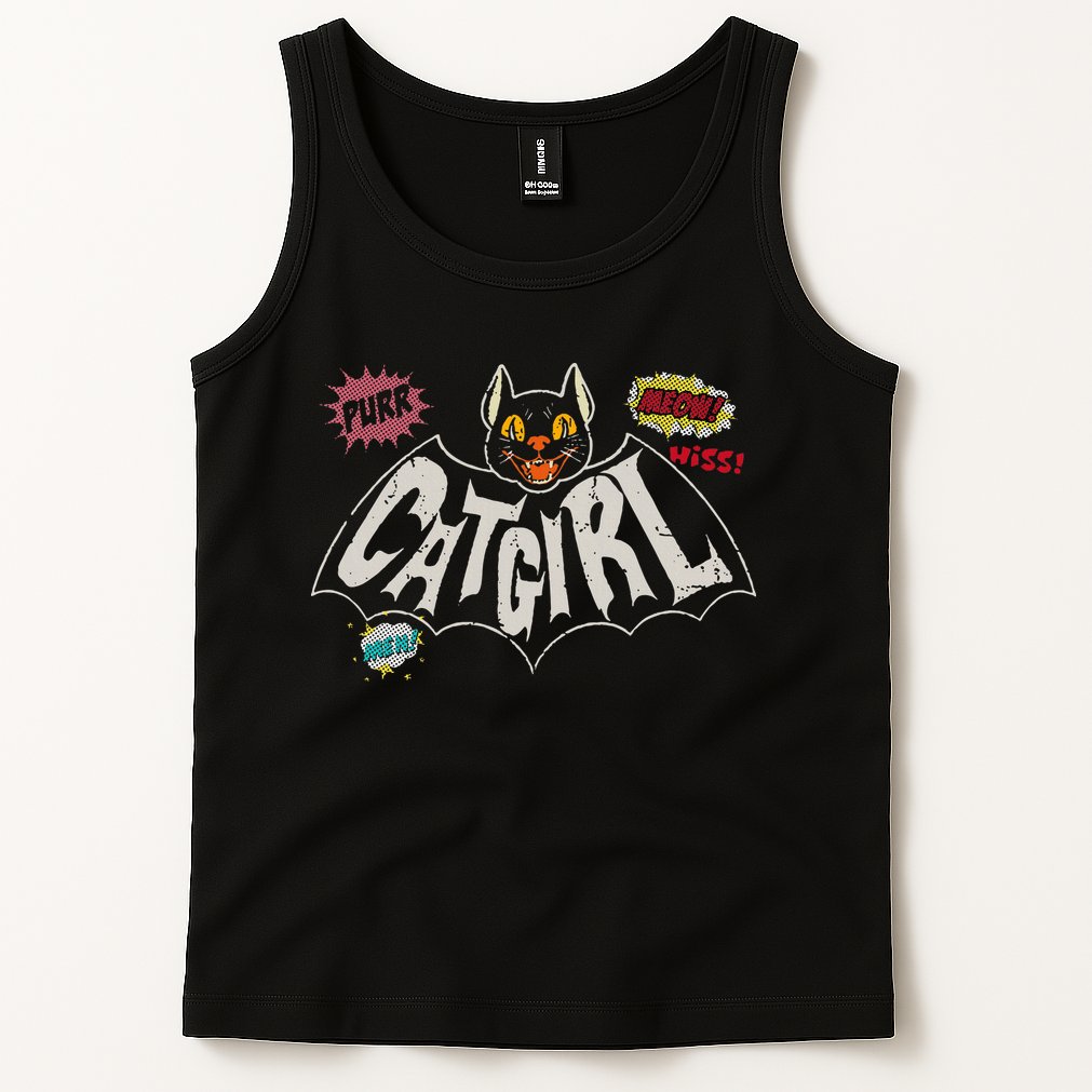The Catgirl Vintage Tank Top