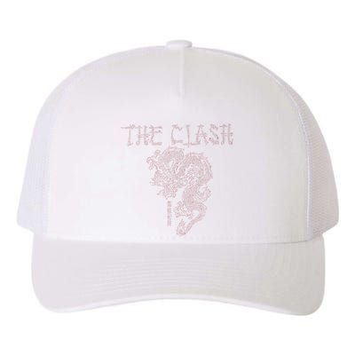 The C.L.A.S.H Vertical Chinese Dragon Yupoong Adult 5-Panel Trucker Hat