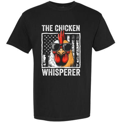 The Chicken Whisperer Farmer Animal Farm Funny Garment-Dyed Heavyweight T-Shirt