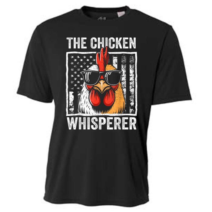 The Chicken Whisperer Farmer Animal Farm Funny Cooling Performance Crew T-Shirt